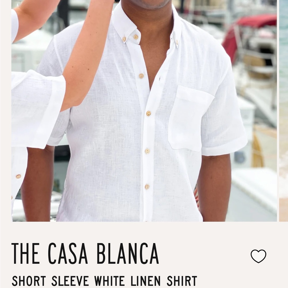Kenny Flowers The Casa Blanca Linen Shirt